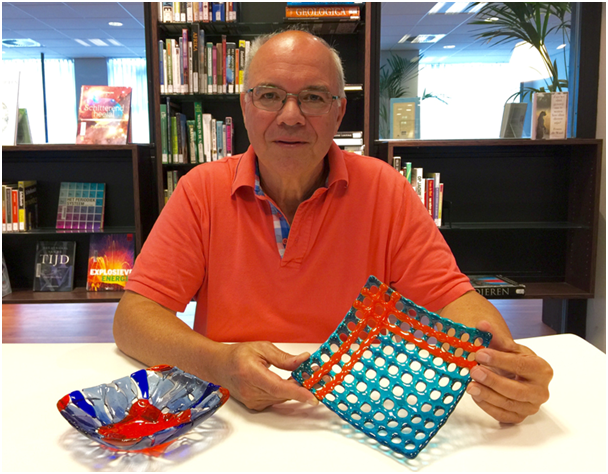 Kleurrijke glaskunst met strakke&nbsp;vormen