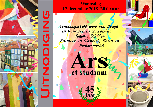 45 jarig jubileum tentoonstelling Ars et&nbsp;Studium