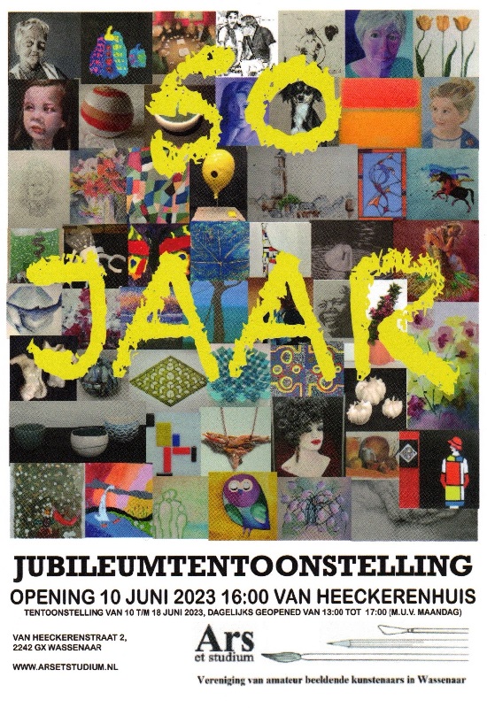 Uitnodiging Jubileumtentoonstelling